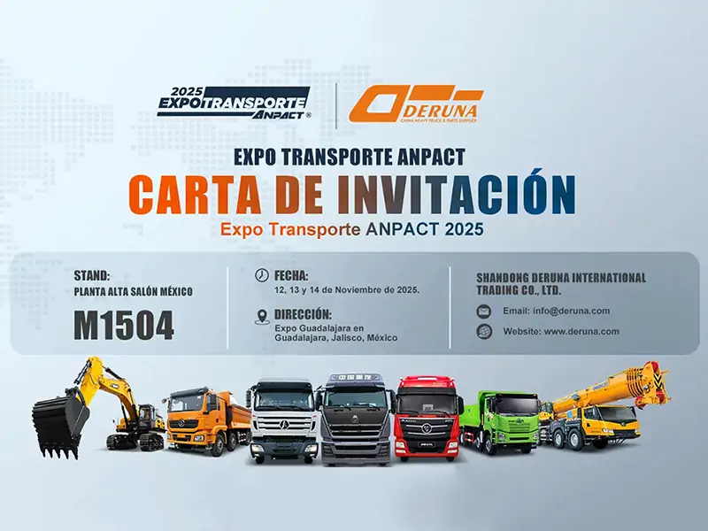 DERUNA Truck & Parts Team Heads to Expo Transporte ANPACT 2025