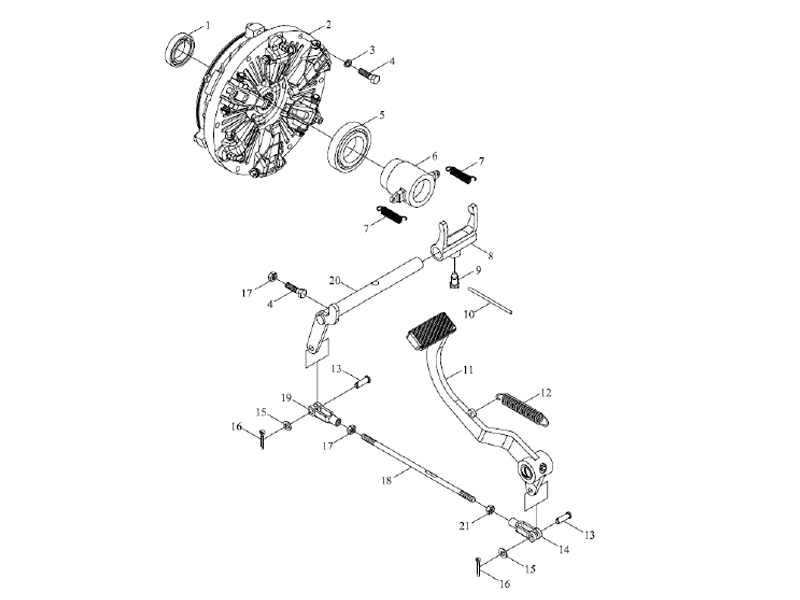 Foton Clutch Assembly-1