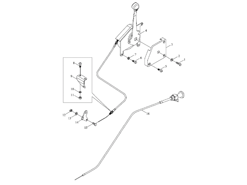 Foton Engine Control Mechanism Assemlby-1