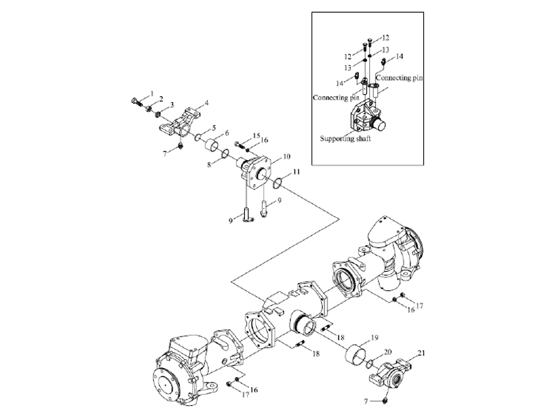 Foton Front Driving Axle Assembly-6