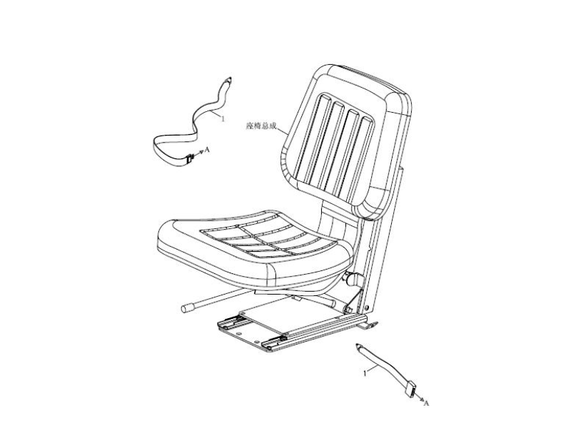 Foton Safety Belt Assembly