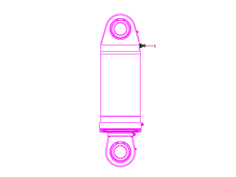 SANY Front Suspension Cylinder