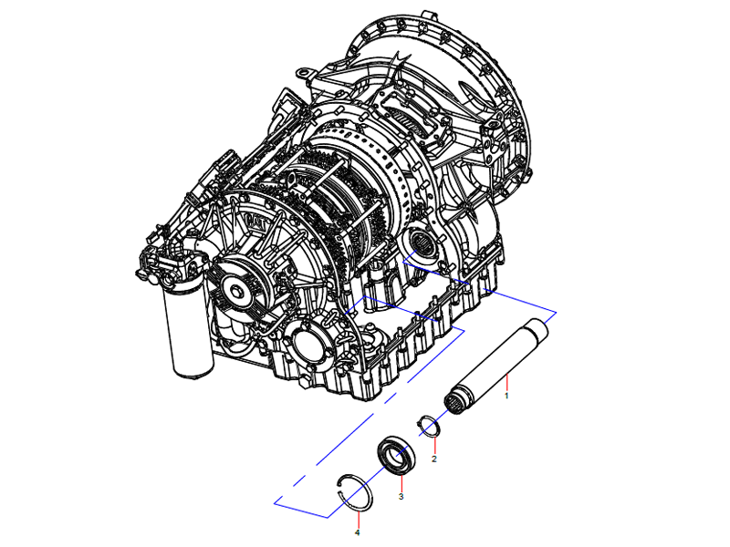 SANY Rear-Pto As.