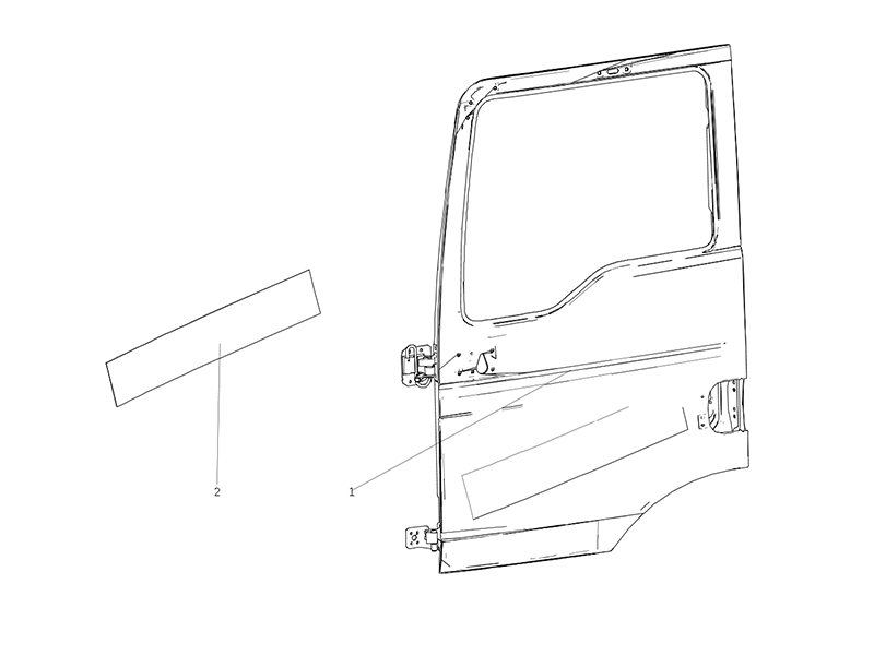 Sitrak Left Door Body