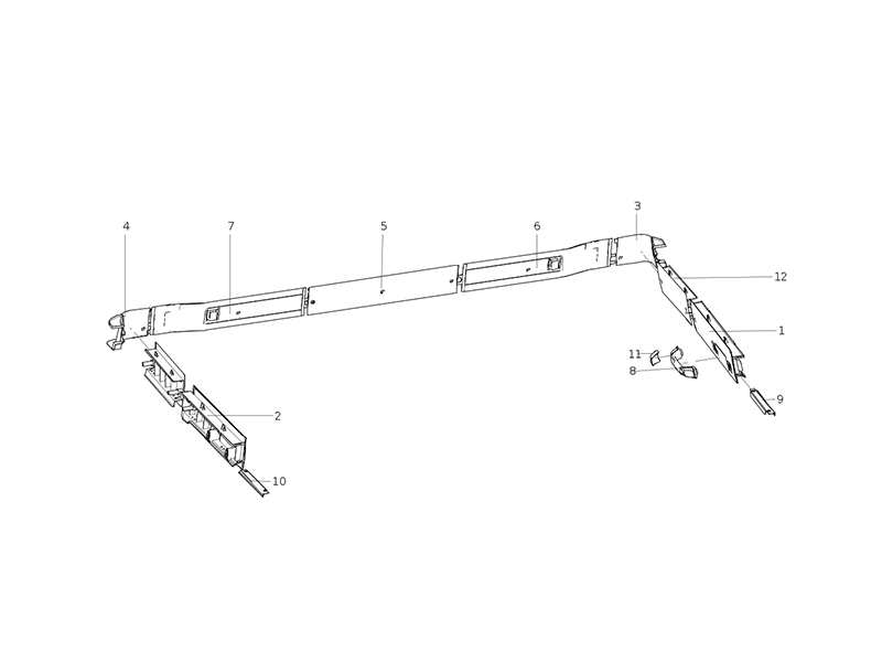 Sitrak Top Cover Perimeter Ring Interior Fittings