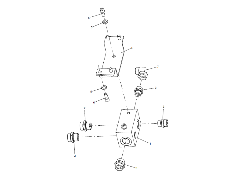 XCMG Confluence Block Assembly