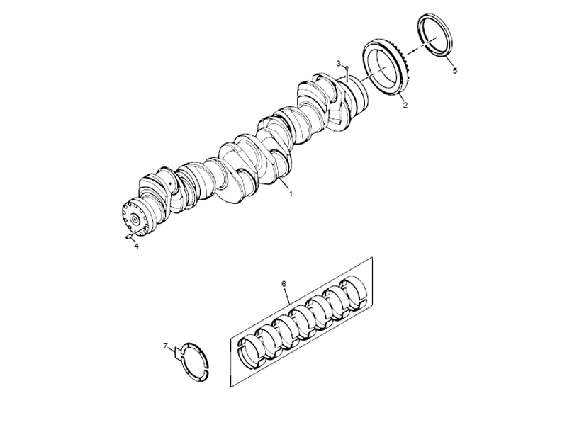 XCMG Crankshaft Assembly