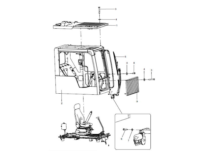 XCMG Driver’S Cab