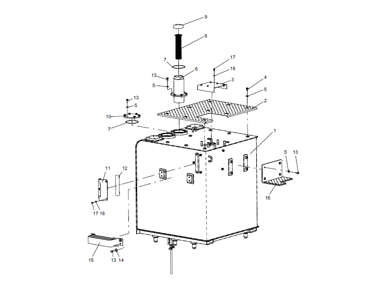 XCMG Fuel Tank