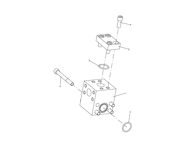 XCMG Transition Block Assembly