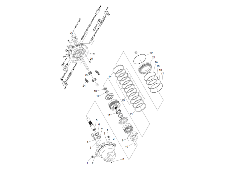 XCMG Walking Motor